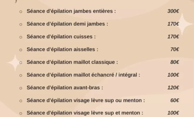 Tarifs, Charbonnières-les-Bains, Docteur LE GUILLOUZIC Solenne